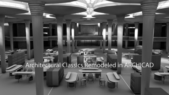 Arhitektuurne klassika taasmodelleeritud ARCHICAD-s