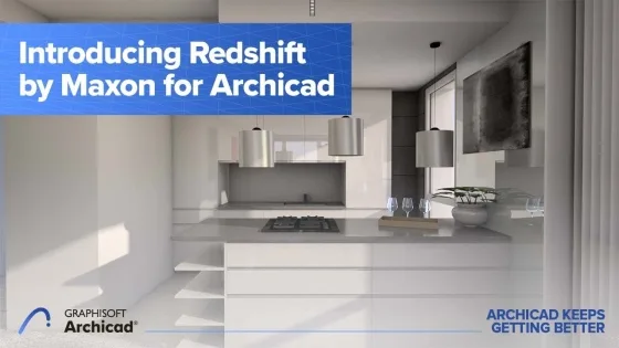 Looge vapustavaid ilupilte Archicad-s hämmastavalt kiiresti kasutades Maxon Redshift-i