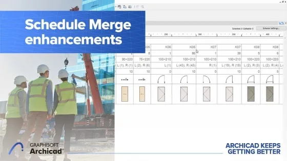 Kohandage ja vormindage hõlpsalt interaktiivseid andmetabeleid Archicad-s